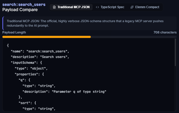 Traditional MCP JSON